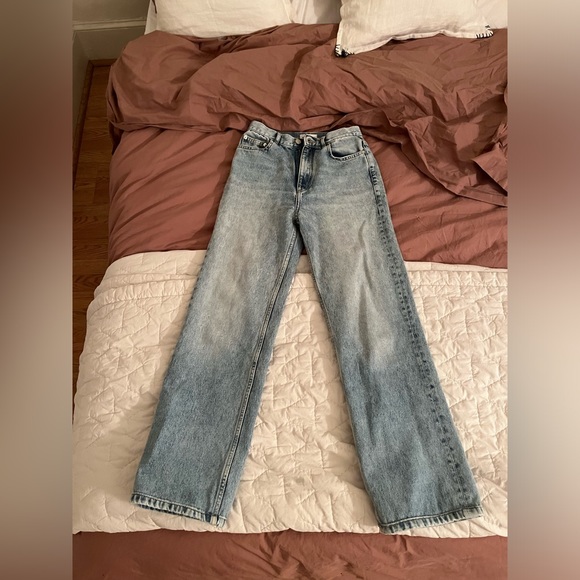 Marcella NYC - Francis Jean - Light Blue, 100% Cotton, Size 25 w/ 28” Inseam - Picture 8 of 15